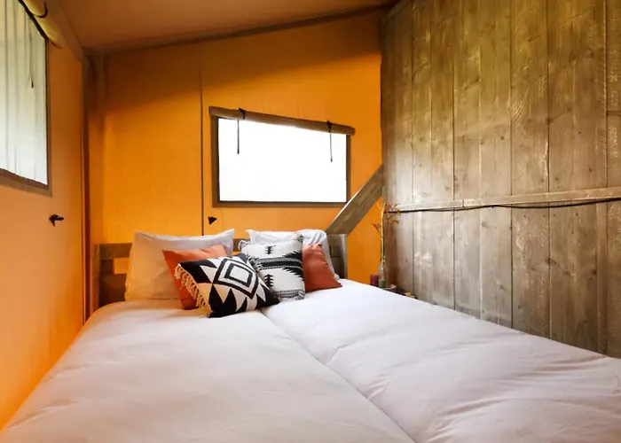 Glamping Met Bar En Prive Sanitair Voor 5 Personen Sneezy Luksusowy namiot Behelp